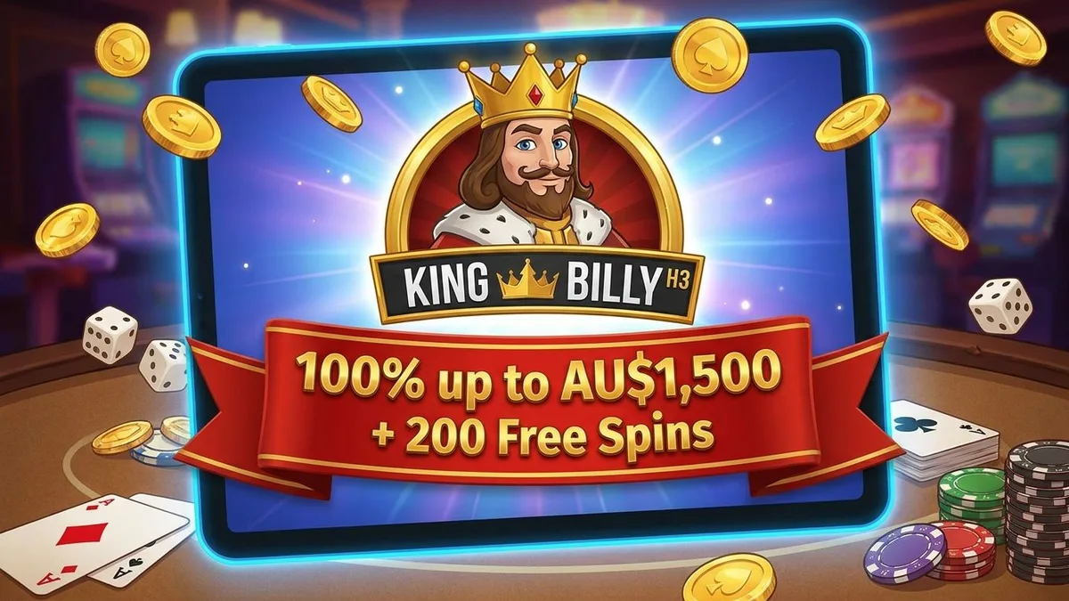King Billy bonus screen