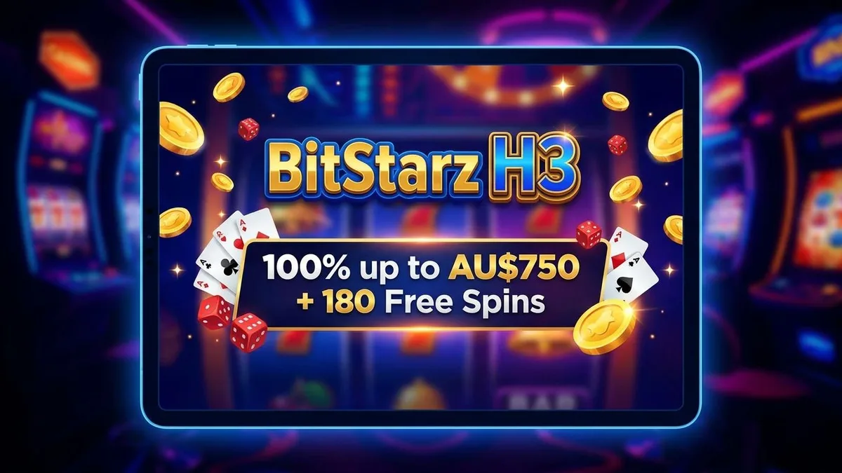 BitStarz bonus screen